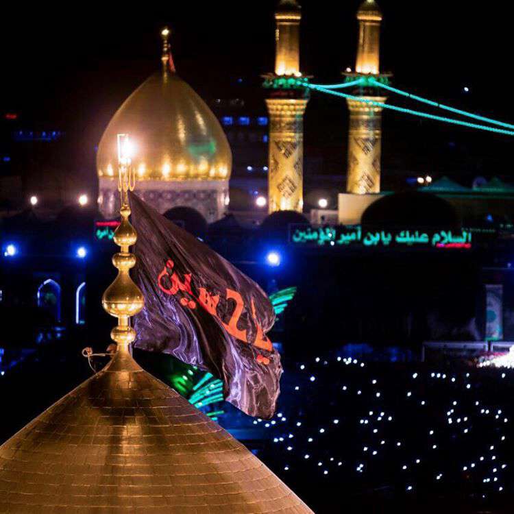 حرم حضرت عباس و امام حسین(ع)